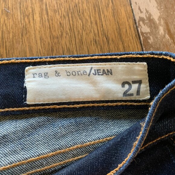 Rag and Bone Mid Rise Skinny Jean in Kensington Size 27 W1502K520 EUC - Picture 4 of 12